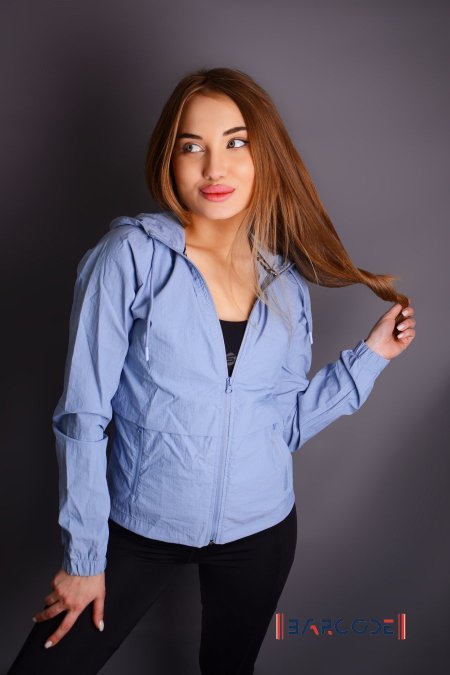 Short GYM jacket - أزرق